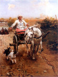  ALFRED WIERUSZ-KOWALSKI, "Wesoła jazda", rok 1900 