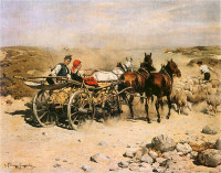  ALFRED WIERUSZ-KOWALSKI, "Szybka jazda", rok 1885 