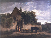  Jan Stanisławski, "Pogrzeb chłopski", rok 1862 