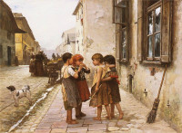 Antoni Kozakiewicz, "Na ulicy", rok 1892