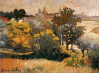 Jacek Malczewski, "Boże Ciało", rok 1905