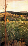 Jacek Malczewski, "Słoneczniki", rok 1890