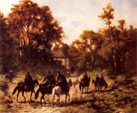 Władysław Aleksander Małecki, "Patrol powstańczy", rok 1883