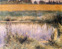 Władysław Podkowiński, "Łubin w słońcu", rok 1891