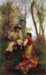 Witold Pruszkowski, "Sielanka", rok 1890