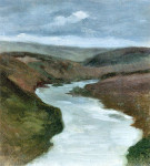 Henryk Rodakowski, "Pejzaż znad Dniestru", rok 1878