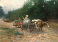  Apoloniusz Kędzierski, "Powrót z jarmarku" 