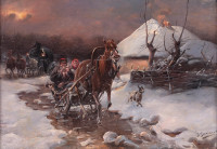  Jan Konarski, "Wieczorna sanna" 
