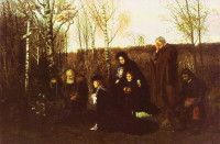 Ludomir Benedyktowicz, "Nad mogiłą powstańca", rok 1873