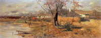 Józef Brandt, "Orońsko - zagrody",