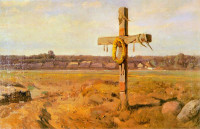 Józef Chełmoński, "Krzyż", rok 1905
